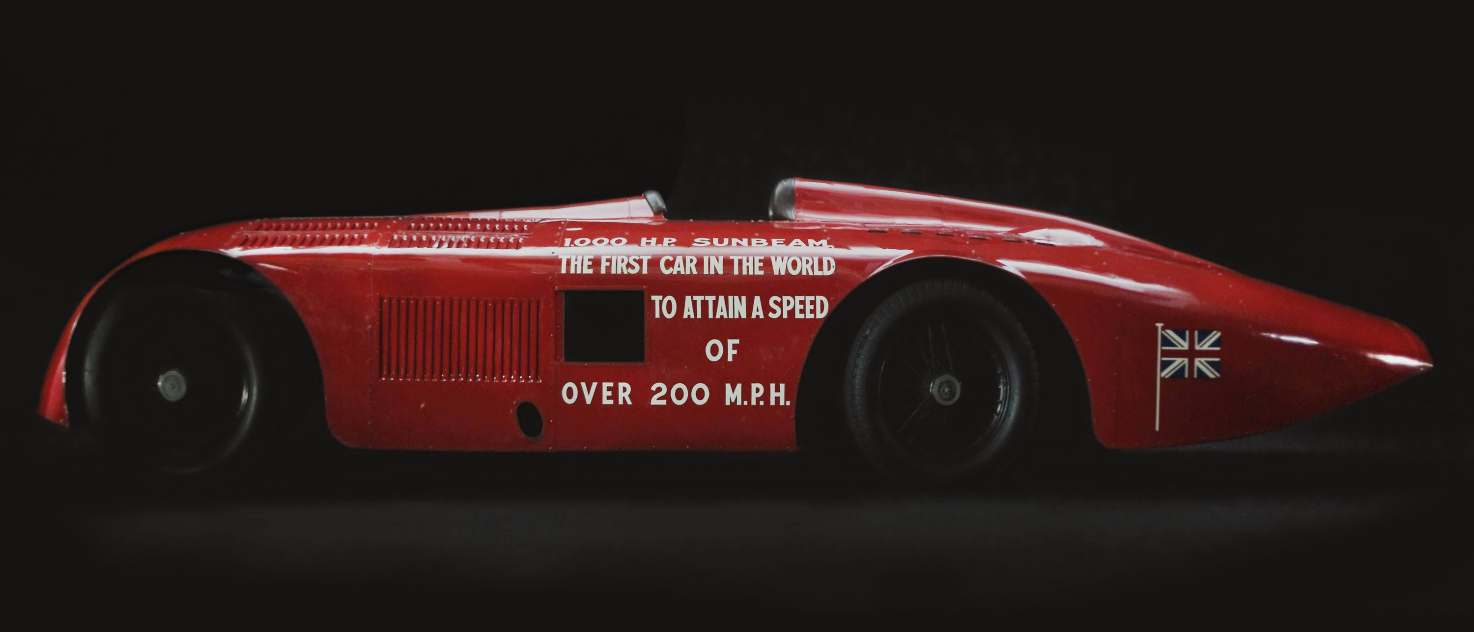 Side view of the 1927 Sunbeam 1000hp