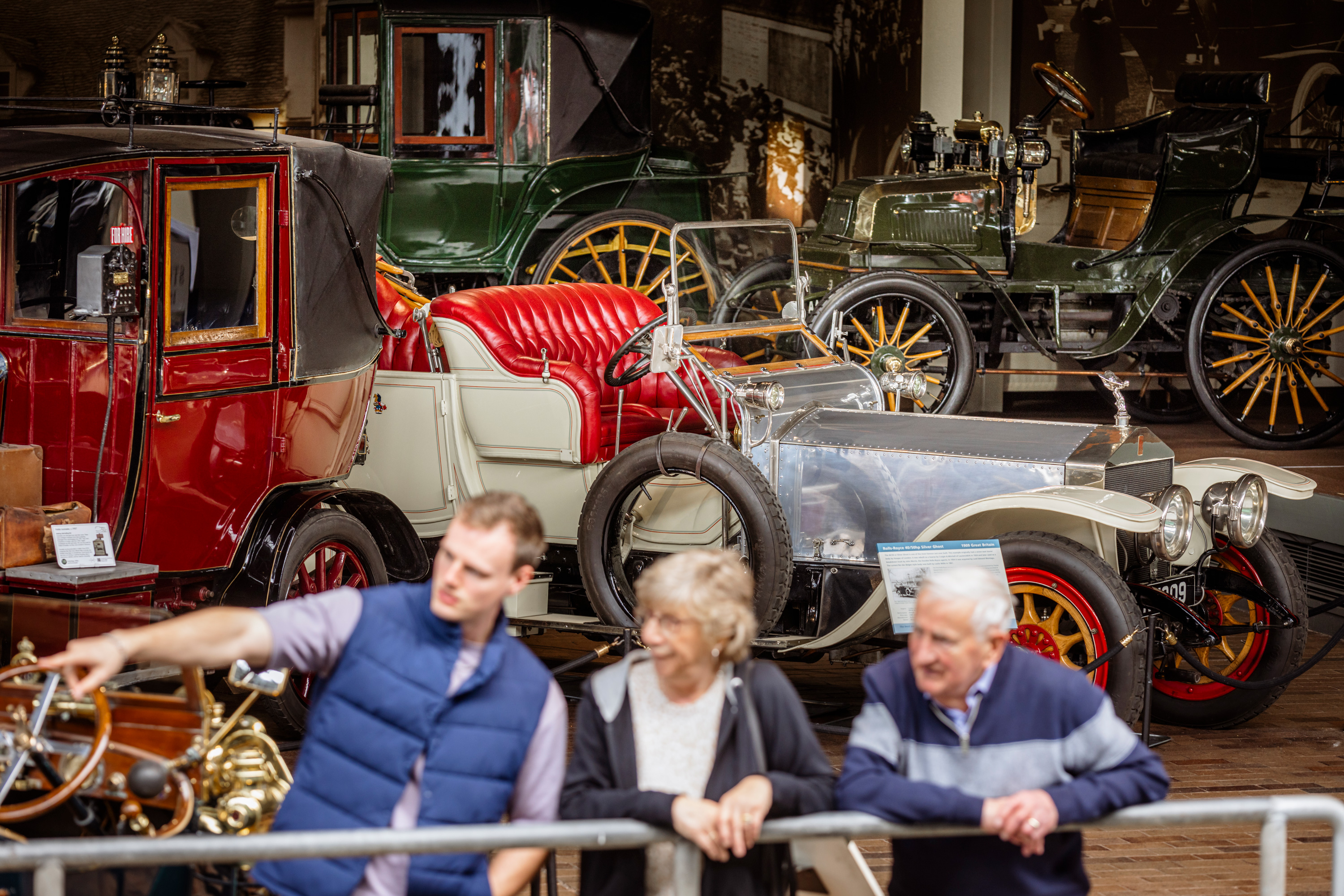 Son And Parents At The Museum